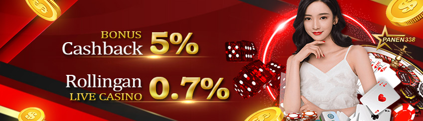 BONUS CASHBACK DAN ROLLINGAN CASINO